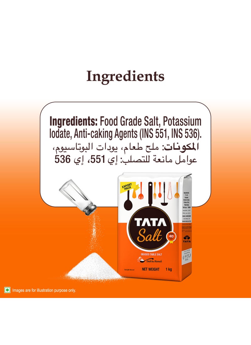 Tata Iodised Table Salt 1Kg - Image 4