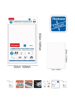 MOTARRO A4 Laminating Pouches Clear PACK OF 10  - Image 2