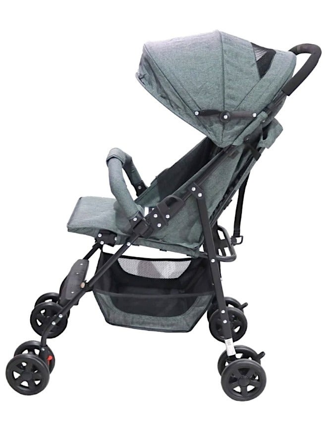 صندوق العاب كرسي عربة اطفال قابل للطي للجلوس والنوم - Image 3