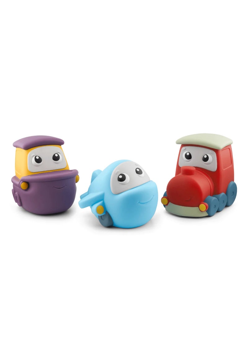 Tonies My First Travel Set - Airplane, Ship and Train Soft and Squeezable Audio Toy Figurines - Image 1