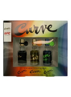 Curve Curve Liz Claiborne Mens Cologne Travel Size Sprays 3 Piece Mini EDT 05 Ounce 