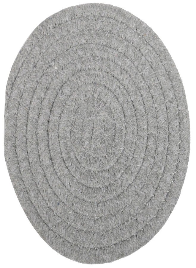 Lifaith Potholders Set Trivets Set 100% Pure Cotton Thread Weave Hot Pot Holders Set (Set of 3) Hot Pads, Hot Mats, Stylish Coasters, Spoon Rest for Bakingand Cooking, Diameter 7 Inches (Light Gray) - Image 3
