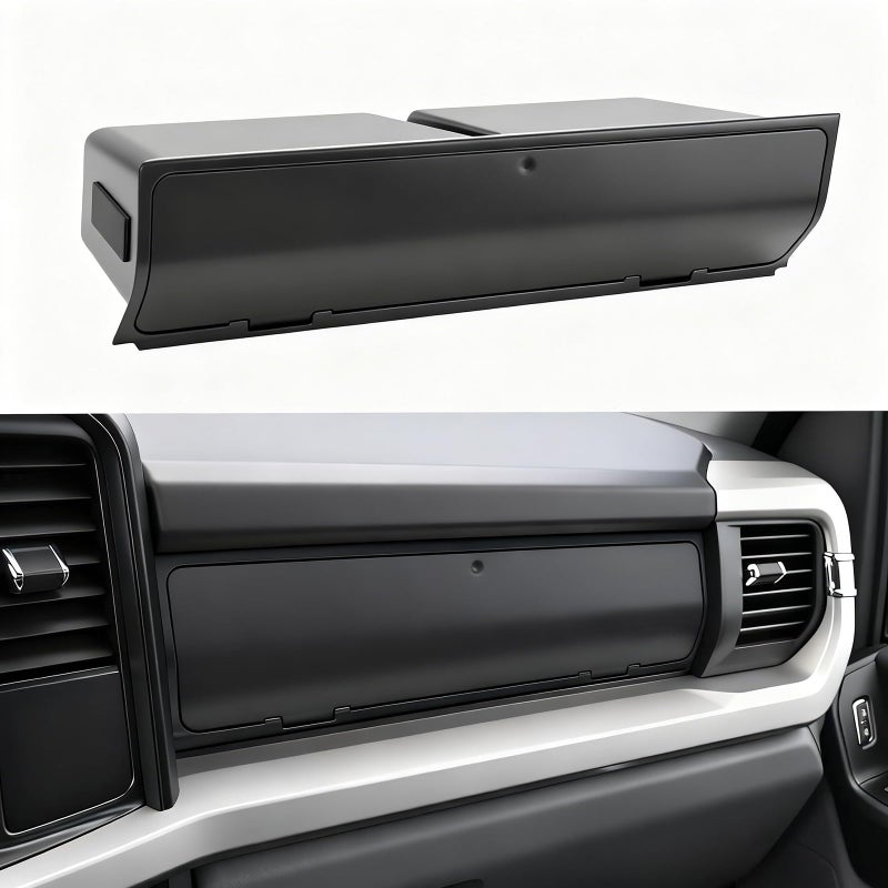 RAVOTOM Glove Box Organizer Compatible with 2022-2026 Ford F150 STX XL/2023-2025 Lightning Pro/2025 Lightning XLT Passenger Side Hidden Insert Accessories Glove Storage Compartment Organizer Tray - Image 1