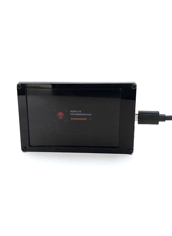 Generic - 3.5 Inch IPS Display Screen Secondary Screen Mini Monitor Horizontal Vertical Screen Switching 360° Rotation Dual USB Ports - Image 1