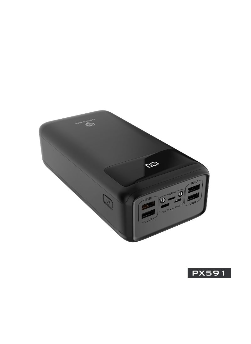 50000mAh PD QC3.0 Fast Charging Portable Powerbank with Built in Flashlight