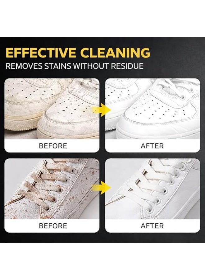 Hope Sneaker Cleaning Kit with Foam Cleaner, Dual Brushes and Microfiber Towel for Deep Cleaning Sneakers, Trainers and Casual Shoes, Shoe Care Set for Everyday Shoe Cleaning at Home and regular shoe care. - Image 3