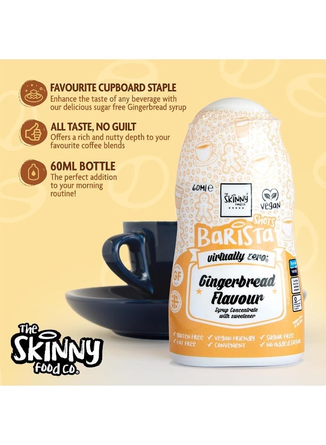The Skinny Food Co. Low Calorie, Fat Free, Gluten Free, Vegan, Sugar Free Pairs Perfectly With Your Baking, Smoothies, Hot Chocolate And Coffees Gingerbread Flavour 60 Ml - Image 5