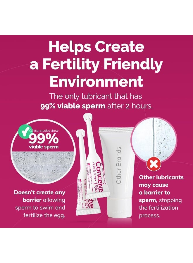 Conceive Plus زيت التشحيم للخصوبة من كونسيف بلس - للنساء اللواتي يحاولن الحمل، 8 × 4 جرام من أدوات التطبيق المعبأة مسبقًا - Image 4