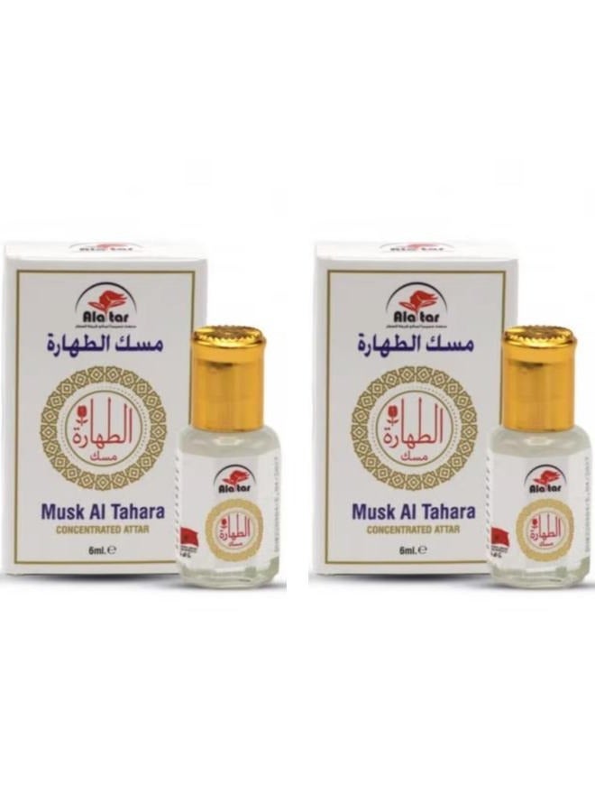 alattar Musk Altahara Original 6 ML 2PCS 