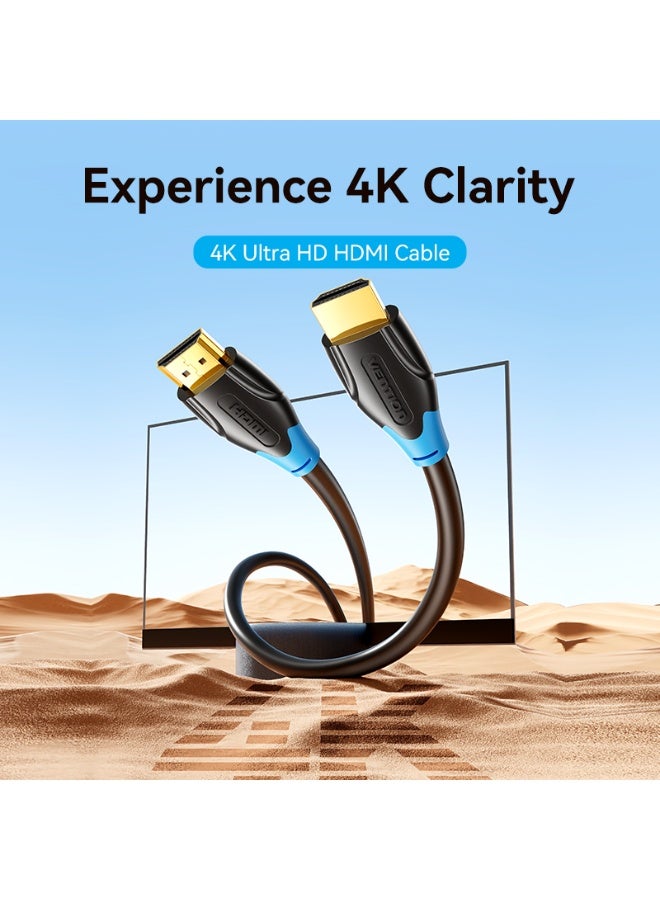 VENTION AAC High Speed HDMI 2.0 Cable 4K 1080P High Definition 18Gbps 4K@60Hz 3D, Video Return UHD 3860p, HD 1080p, Ethernet Compatible - Image 2