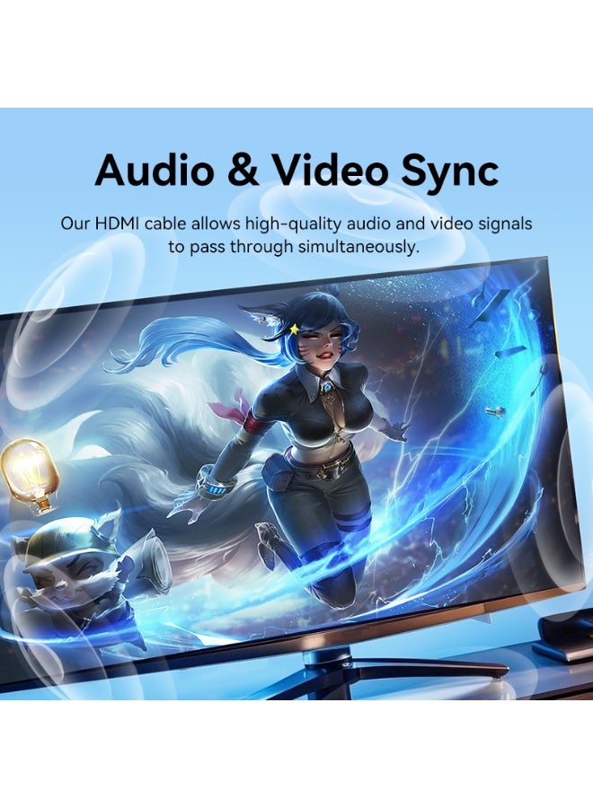 VENTION AAC High Speed HDMI 2.0 Cable 4K 1080P High Definition 18Gbps 4K@60Hz 3D, Video Return UHD 3860p, HD 1080p, Ethernet Compatible - Image 5