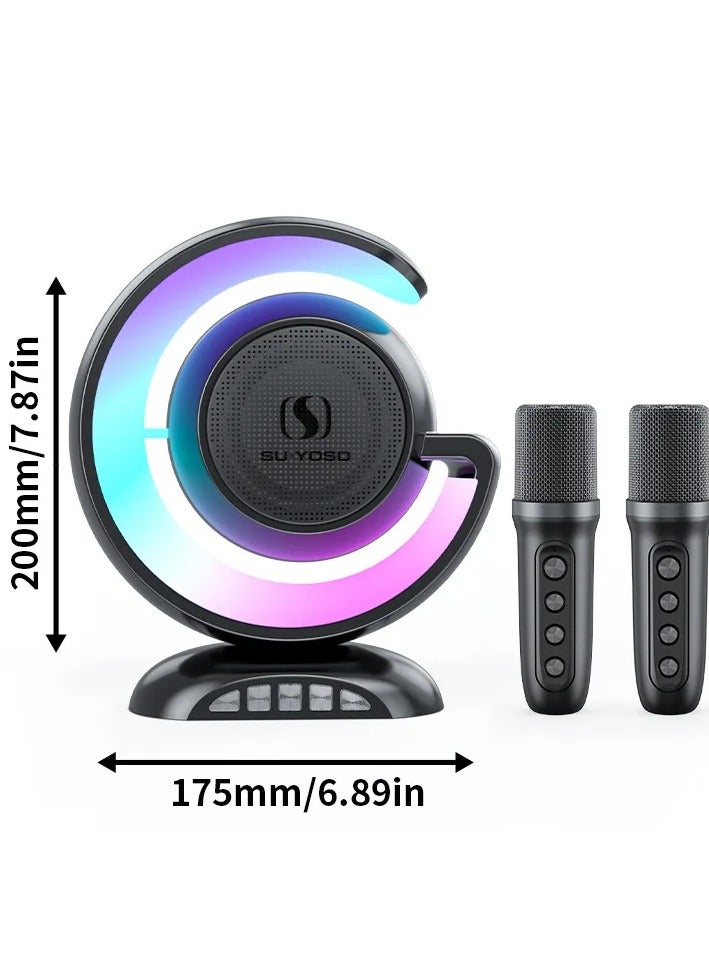 YS Wireless Lightshow Speaker With Two Wireless Microphones - Image 3
