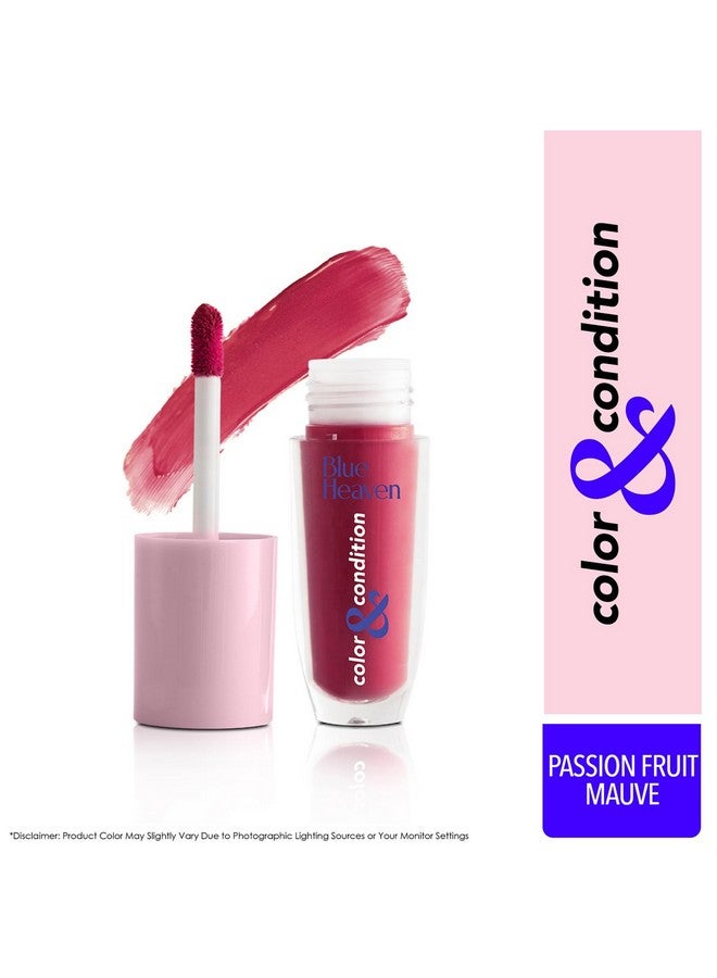 بلو هيفن زيت الشفاه الملون والمرطب للنساء، ملمع شفاه غني بزيت التوت البري والتوت والبندق، مرطب ومنعم - أرجواني، 4.2 مل - Image 1