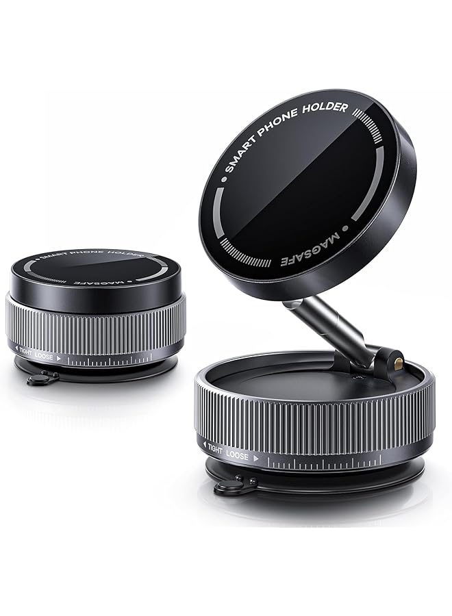 Green Tiger Magnetic Car Phone Holder, 360° Adjustable Suction Mount, Vacuum Suction Magnet Phone Stand for Car, Smooth Surface, Travel & Gym, Compatible with iPhone 16 Pro Max/15/14/13 - Image 1