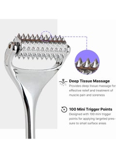 Generic Massage Roller Acupuncture Roller for Muscle Pain Relief Acupressure Massager Deep Tissue Massage Tool for Hand Foot Neck Arms Thighs  - Image 3