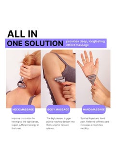 Generic Massage Roller Acupuncture Roller for Muscle Pain Relief Acupressure Massager Deep Tissue Massage Tool for Hand Foot Neck Arms Thighs  - Image 2