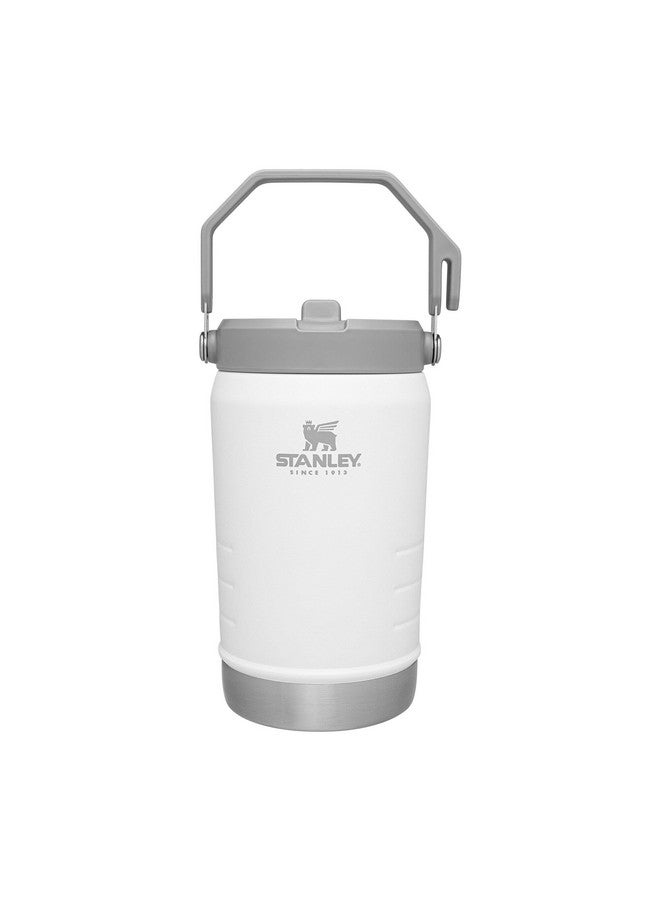 Stanley Stanley IceFlow Flip Straw Jug with Handle 40 oz| Twist On Lid and Flip Up Straw | Leak Resistant for Travel and Sports | Insulated Stainless Steel | BPA-Free | Polar  - Image 1