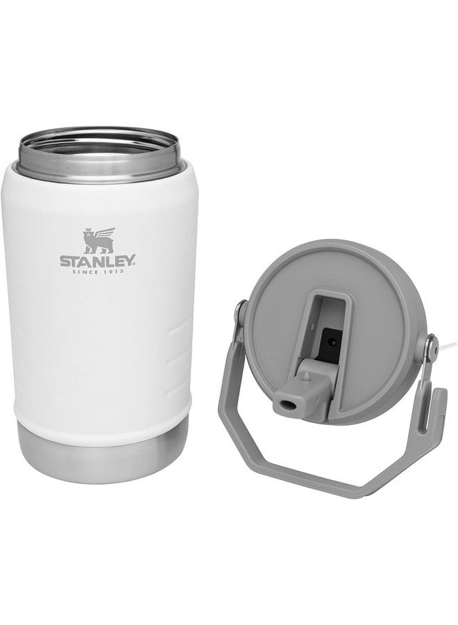 Stanley Stanley IceFlow Flip Straw Jug with Handle 40 oz| Twist On Lid and Flip Up Straw | Leak Resistant for Travel and Sports | Insulated Stainless Steel | BPA-Free | Polar  - Image 2