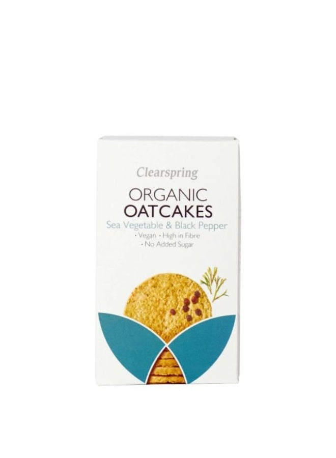 Oatcakes, Sea Vegetable & Pepper - 200g, UK