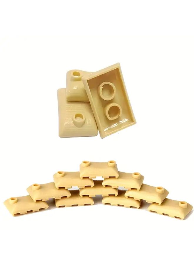 Military Parts 20pcs Beige Sandbag Small Size Puzzle DIY Model Accessories Oil Barrel Shield - Image 4