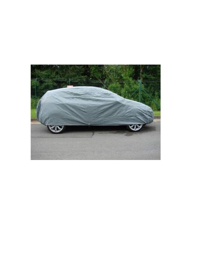 Waterproof Ground Cover Tent Shelter Dust-proof Rain Cover Tarpaulin Sheet (12 x 12, SILVER) - Image 2