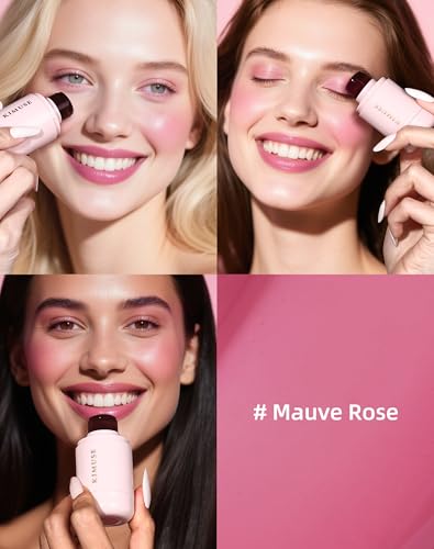 KIMUSE Jelly Cheek & Lip Tint, Watercolor Blush, Multi-Use Makeup, Tint for Cheeks, Lips & Eyes, Lightweight, Sheer & Buildable Color, Vegan Formula, Cruelty-Free - Image 2
