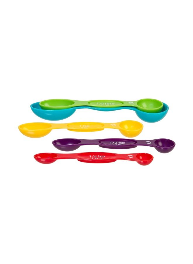 Progressive 5-Piece Measuring Spoons Blue/Red/Green - Image 2