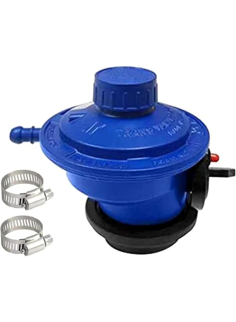 Gas Regulator With 2 m Gas Pipe And Clips  - Image 2