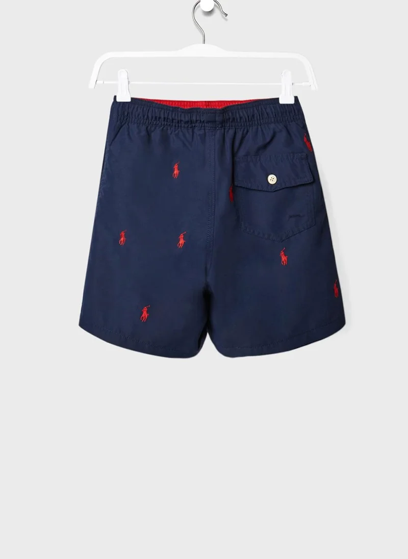 POLO RALPH LAUREN Kids Logo Swim Shorts