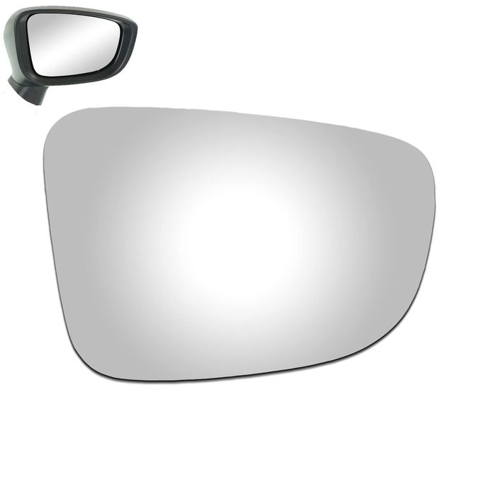 WLLW Mirror Glass for MAZDA 3 20142018 SCION iA 2016 TOYOTA YARIS iA 20172018 Passenger Side Only Right Convex Replacement Glass with Adhesive