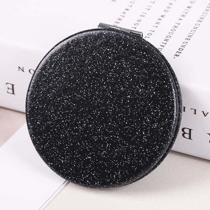 Portable Double-Sided Round Cosmetic Mirror – Mini Folding Mirror for Students - Image 1