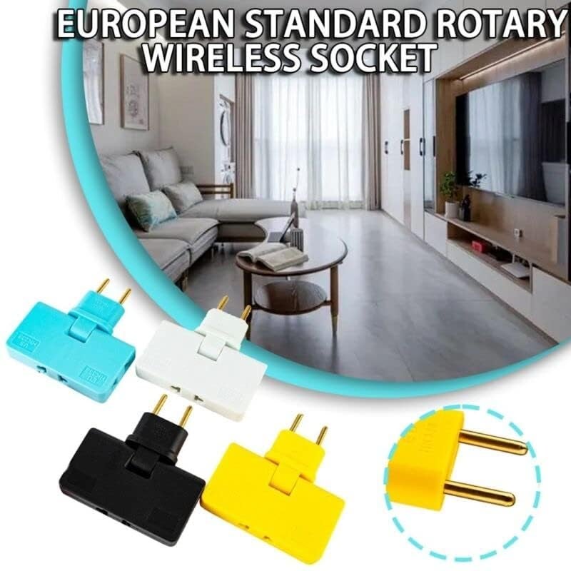 AASAISH Wireless Socket Adapter 3 Socket Foldable Power Plug Adapter Extension Travel Converter Socket Portable Charging Sockets for TravelHomeOffice - Image 4