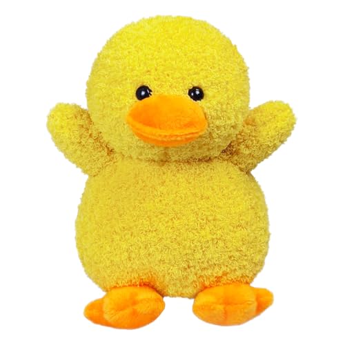 Doindute Yellow Plush Duck Stuffed Animal Toy Soft Cuddly Plushie Hugger Toy for Boys Girls Gifts for Kids or Girlfriend 8 Inches - Image 1