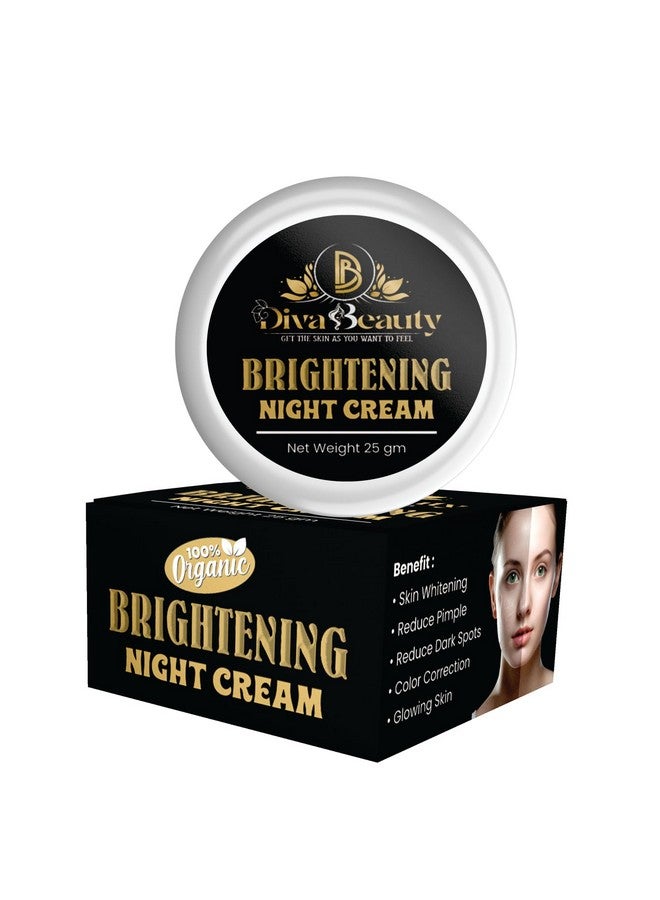 DIVA BEAUTY Night Cream For Face Glowing And Whitening Natural Cream (25 Gm)