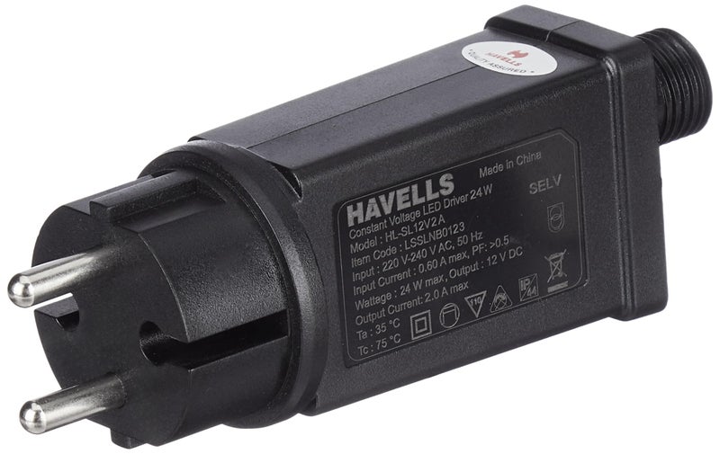 Havells Celebrations LED Strings CV Driver 12V 2A IP44 for String Extension - Image 1