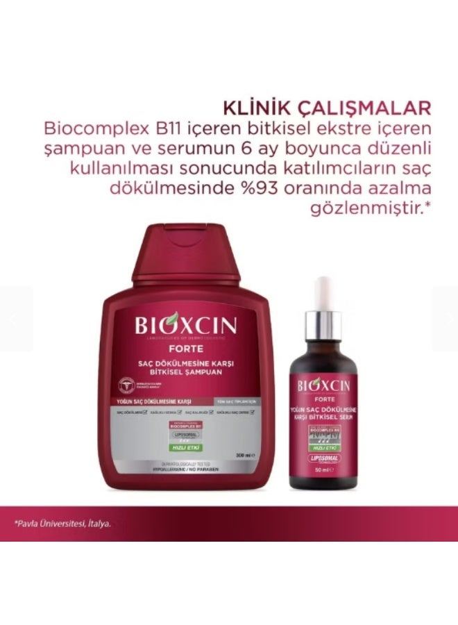 BIOXCIN Anti-Hair Fall Shampoo for Hair Loss Control & Stronger Roots, Suitable for Weak & Thinning Hair, 300ml with 100ml Gift - Image 3