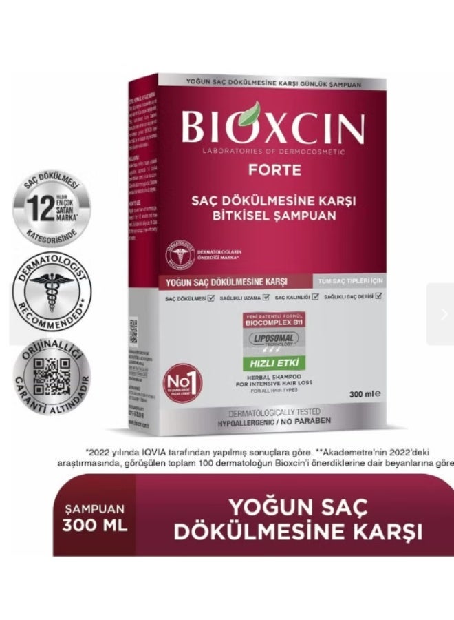 BIOXCIN Anti-Hair Fall Shampoo for Hair Loss Control & Stronger Roots, Suitable for Weak & Thinning Hair, 300ml with 100ml Gift - Image 2