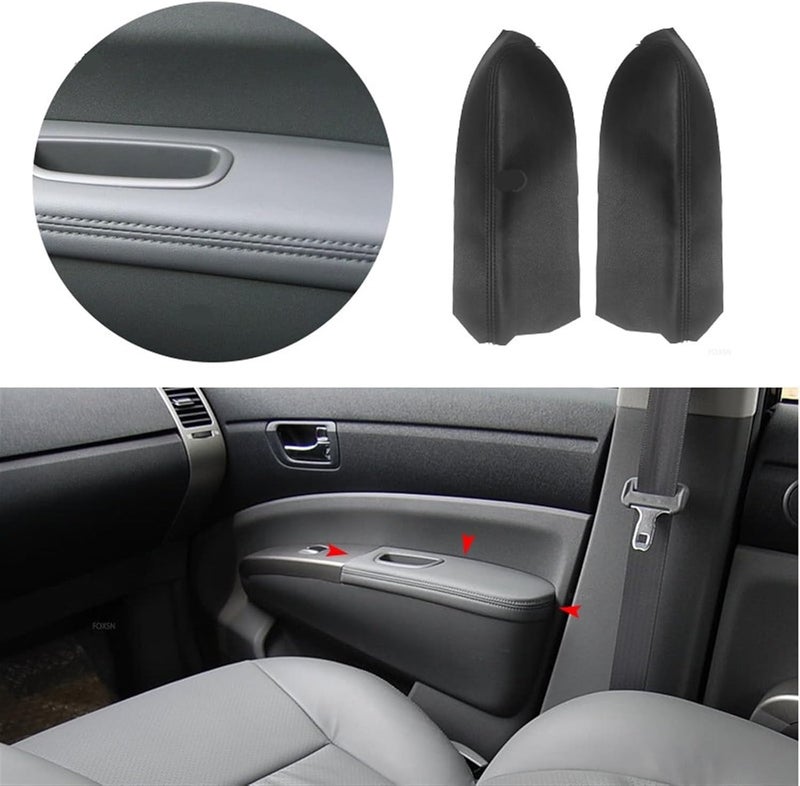 QASULER Center Armrest Cover for Toyota Prius 2004-2009 - Image 3