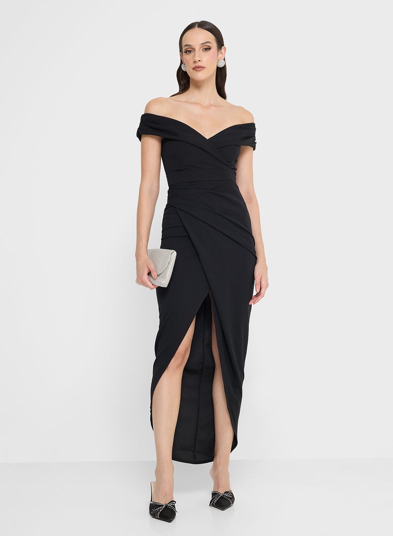TFNC Maxi Side Slit Dress - Image 5