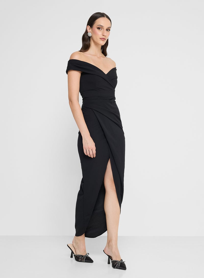 TFNC Maxi Side Slit Dress - Image 2