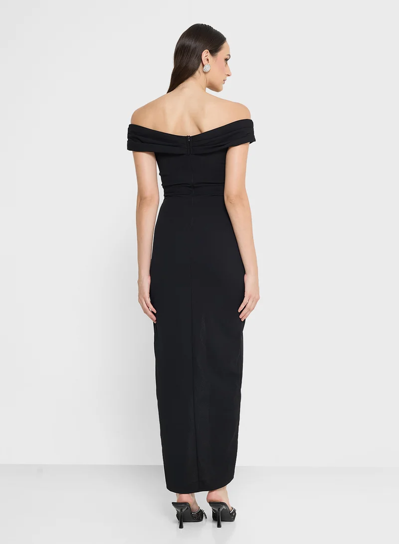 TFNC Maxi Side Slit Dress
