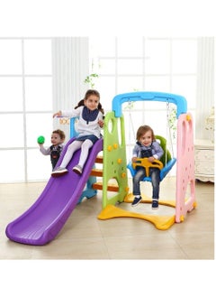 RBWTOYS RBWTOYS  Baby Series 3 in 1 Kid's Swing, indoor Slide with Basketball Hoop. RW-16339.  - Image 3