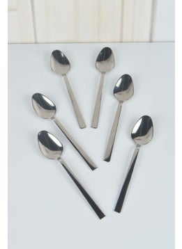 Doğuş Mutfak Doğuş Kitchen Tea Spoon Plain Stick Model Metal Set of 12 