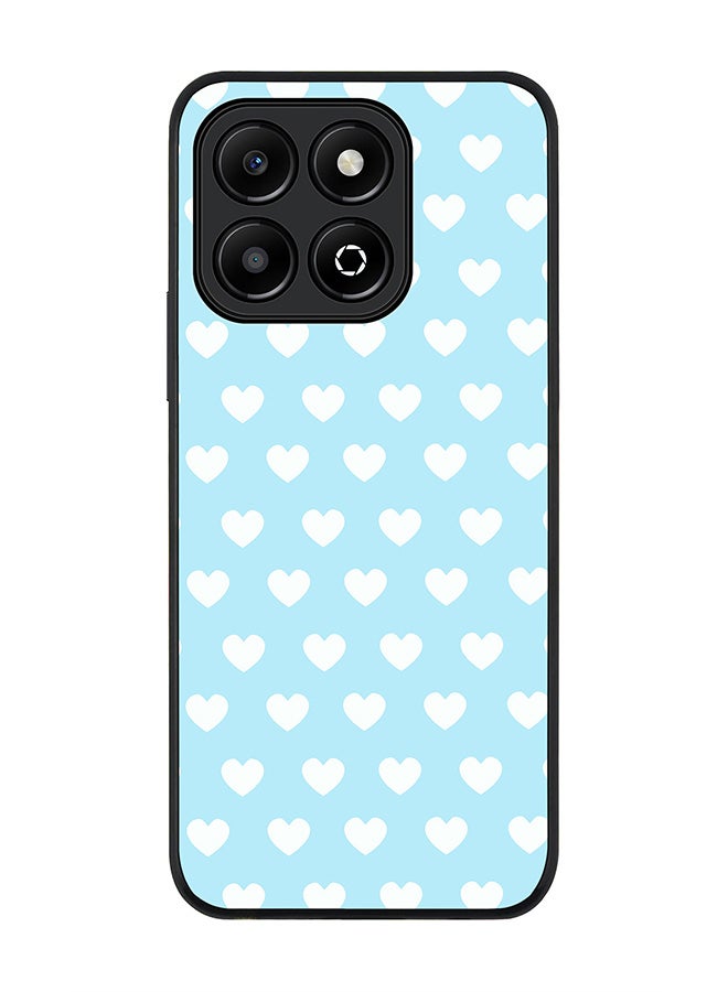 Stylizedd For Honor X6B Case,Slim fit Camera Protection, Shockproof Thin Phone cover - Baby Blue Hearts - Image 1
