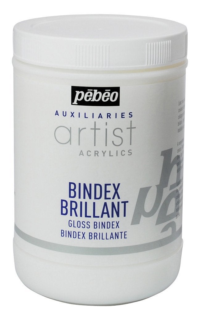 Pebeo Artist Acrylics Auxiliaries Gloss Bindex, 1-Liter, 33.81 Fl Oz (Pack of 1) - Image 4
