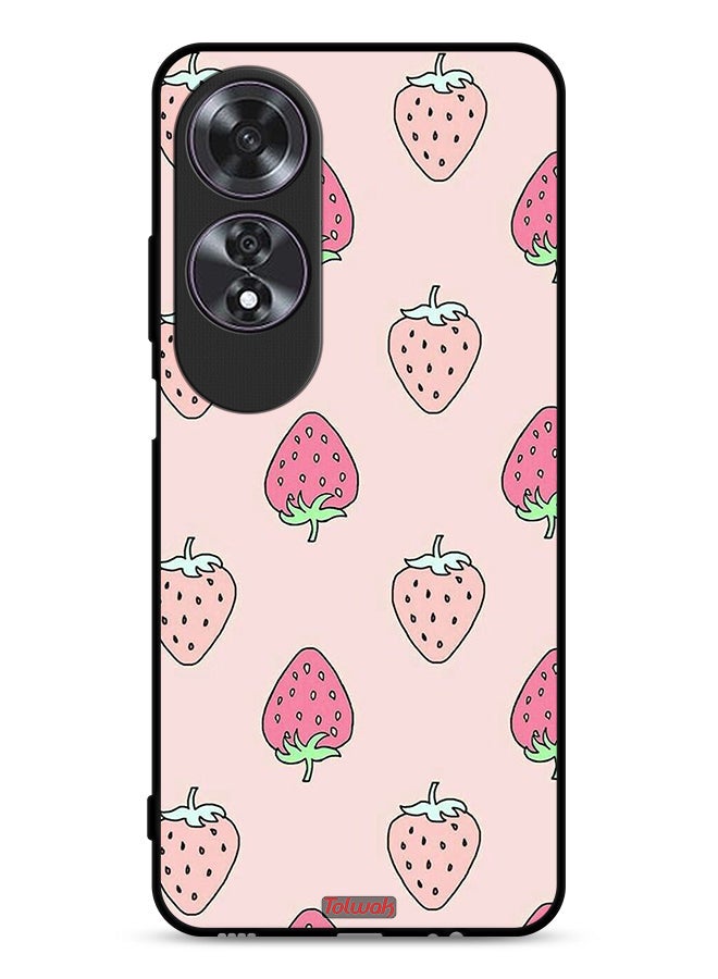 Tolwak Oppo A60 Protective Case Cover Strawberry Icon - Image 1