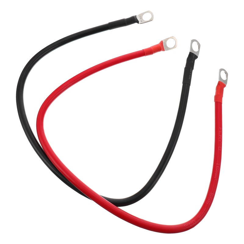 2Pcs Battery Cable Power Cable with Eyelets Car Battery Cable for Batteries - Image 1