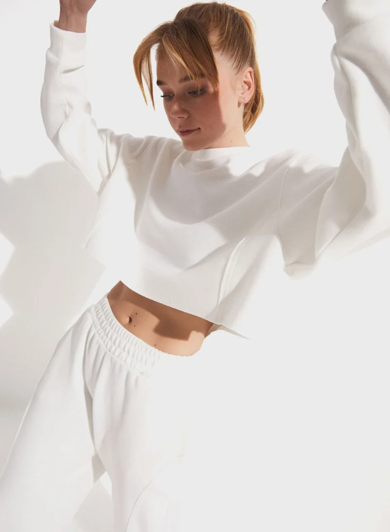 JUNE Crew Neck Top & Pants Set