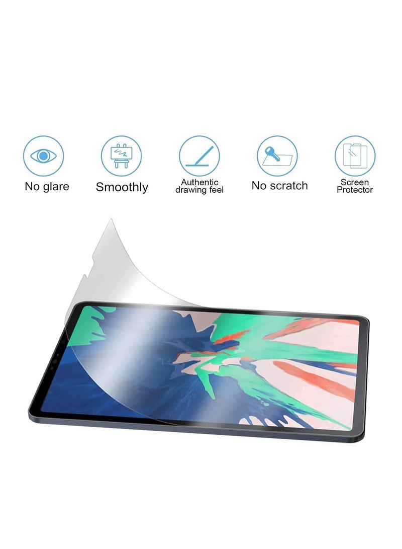 1Pack New Paper-feel Screen Protector Compatible with iPad Pro 11 Inch 2024 (M4)/iPad Air 11 inch 2025(M3)/2024 (M2), Matte PET Film for Paper Art Writing, Nib Friendly, Anti-Glare, Easy Installation - Image 3