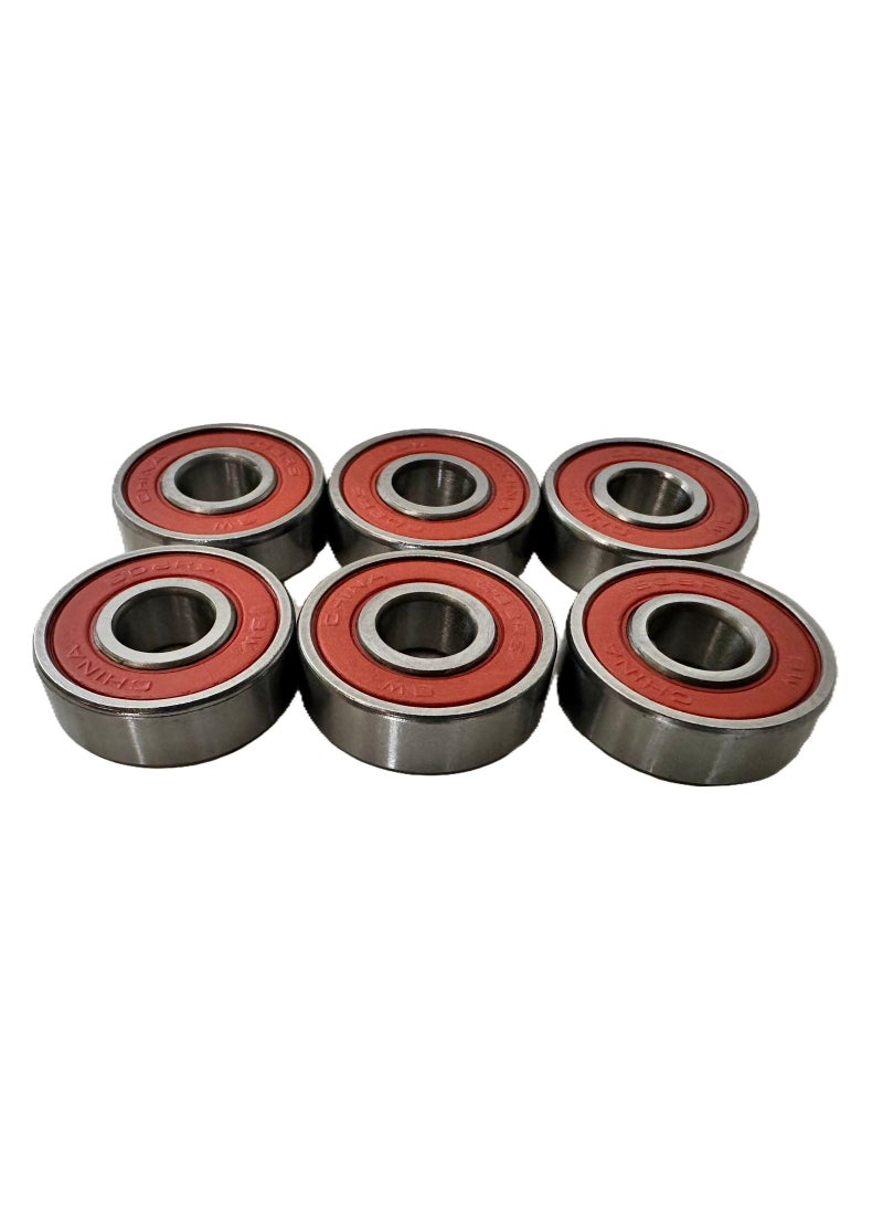 608-2RS Deep Groove Bearings 8x22x7mm 6pcs